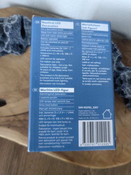 Lampka w stylu marynarskim Led