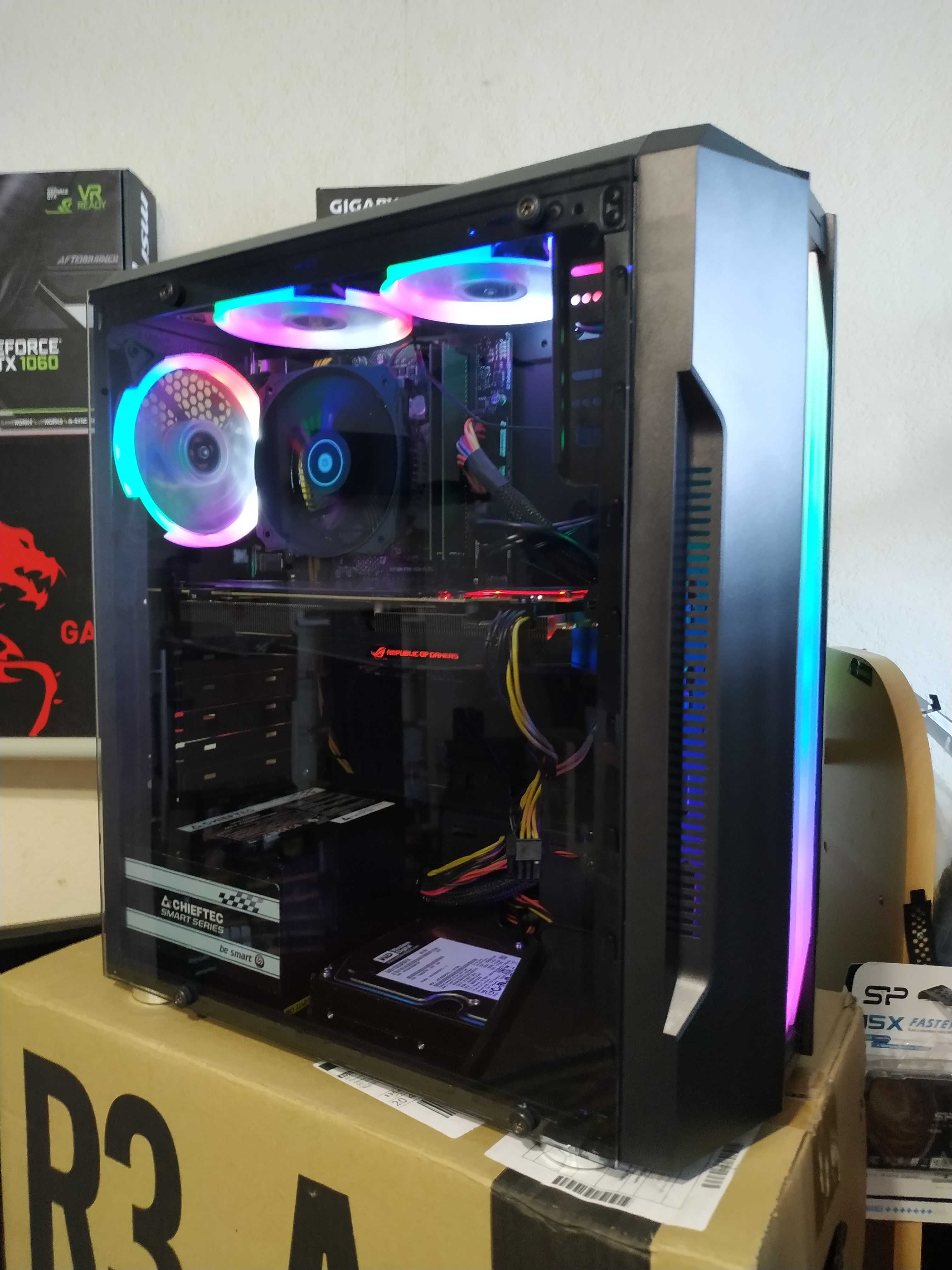 Потужний Ігровий ПК Intel I3 12100F 4.3GHZ, GTX1070 8gb, 16GB DDR4,SSD