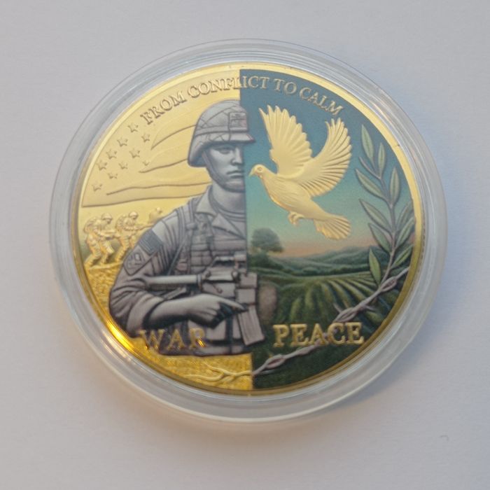 Монета жетон Війна і Мир