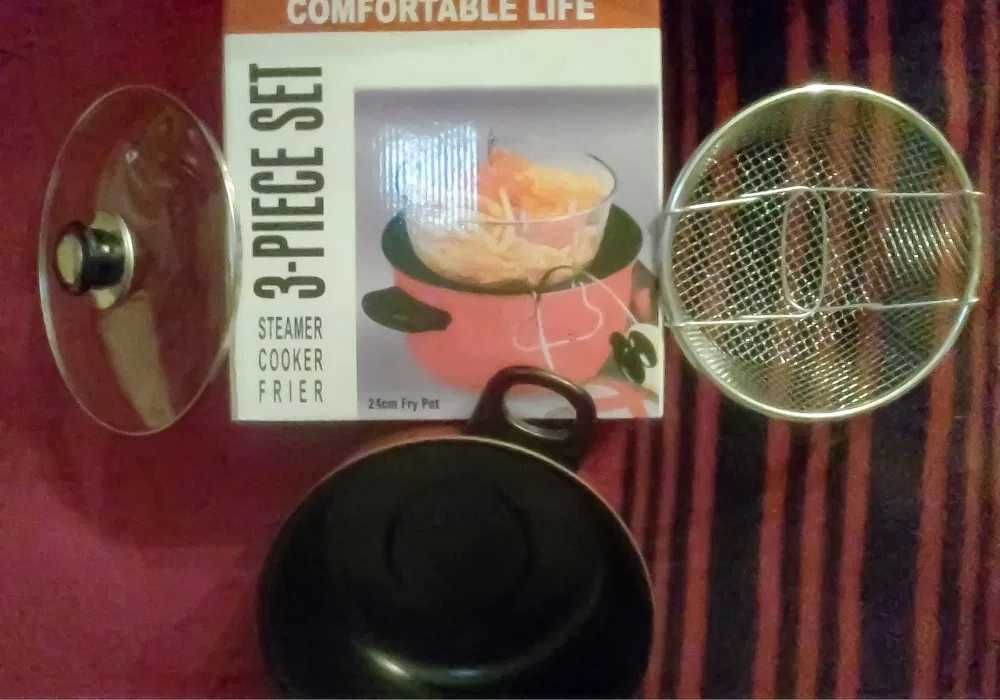 Пароварка-фритюрниця "STEAMER COOKER FRYER " 3 в 1