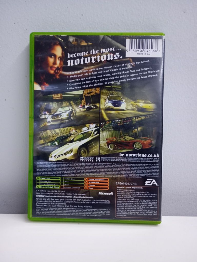 Need for speed most wanted z 2005r.