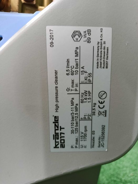 Kranzle 2017 T Super Stan