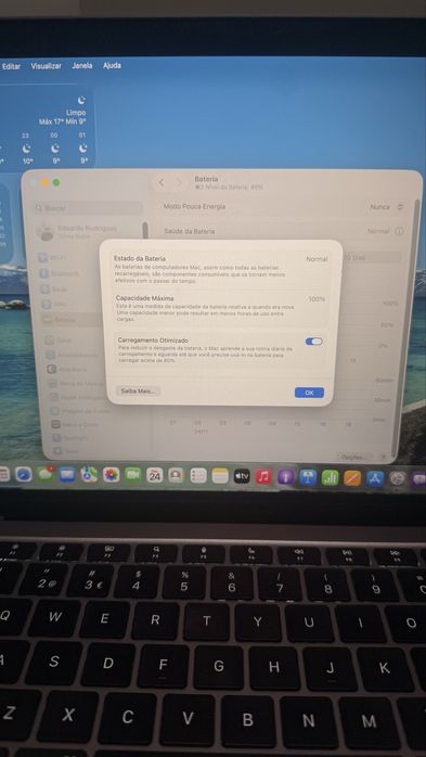 MacBook Air 13” M1 – 8GB / 256GB – Space Gray – Impecável!