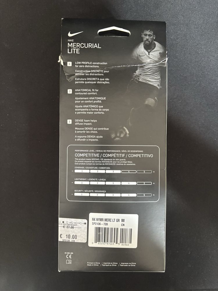 Caneleias Nike Mercurial Neymar - tamanho M