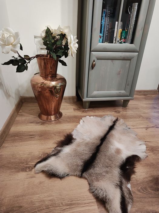 Dekoracyjna skóra kozia, z kozy naturalna