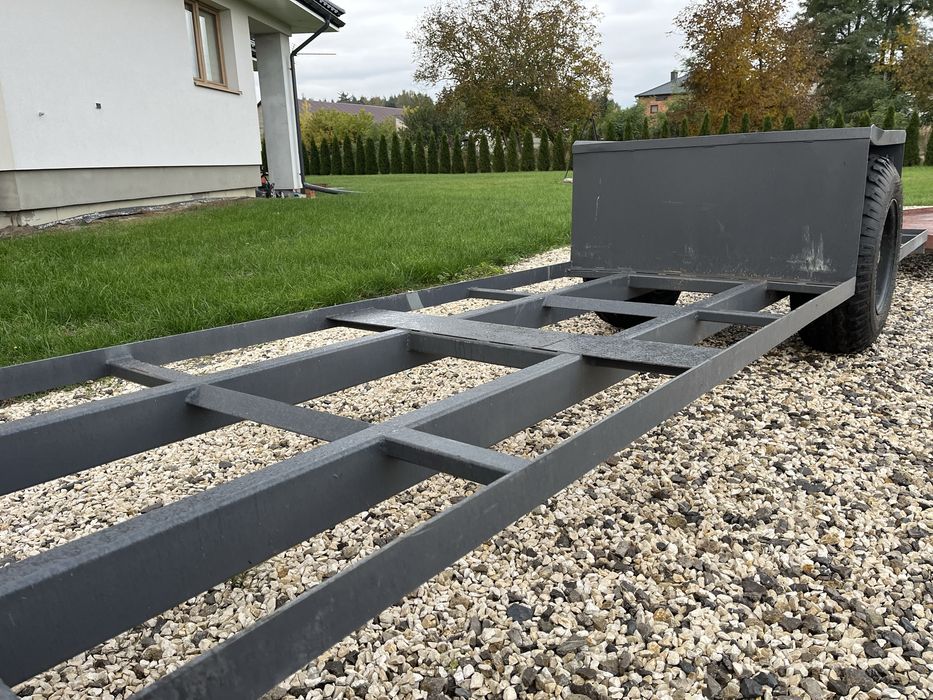 Wózek Sadowniczy na 3 skrzynie. Przyczepka sadownicza na 3 skrzynie