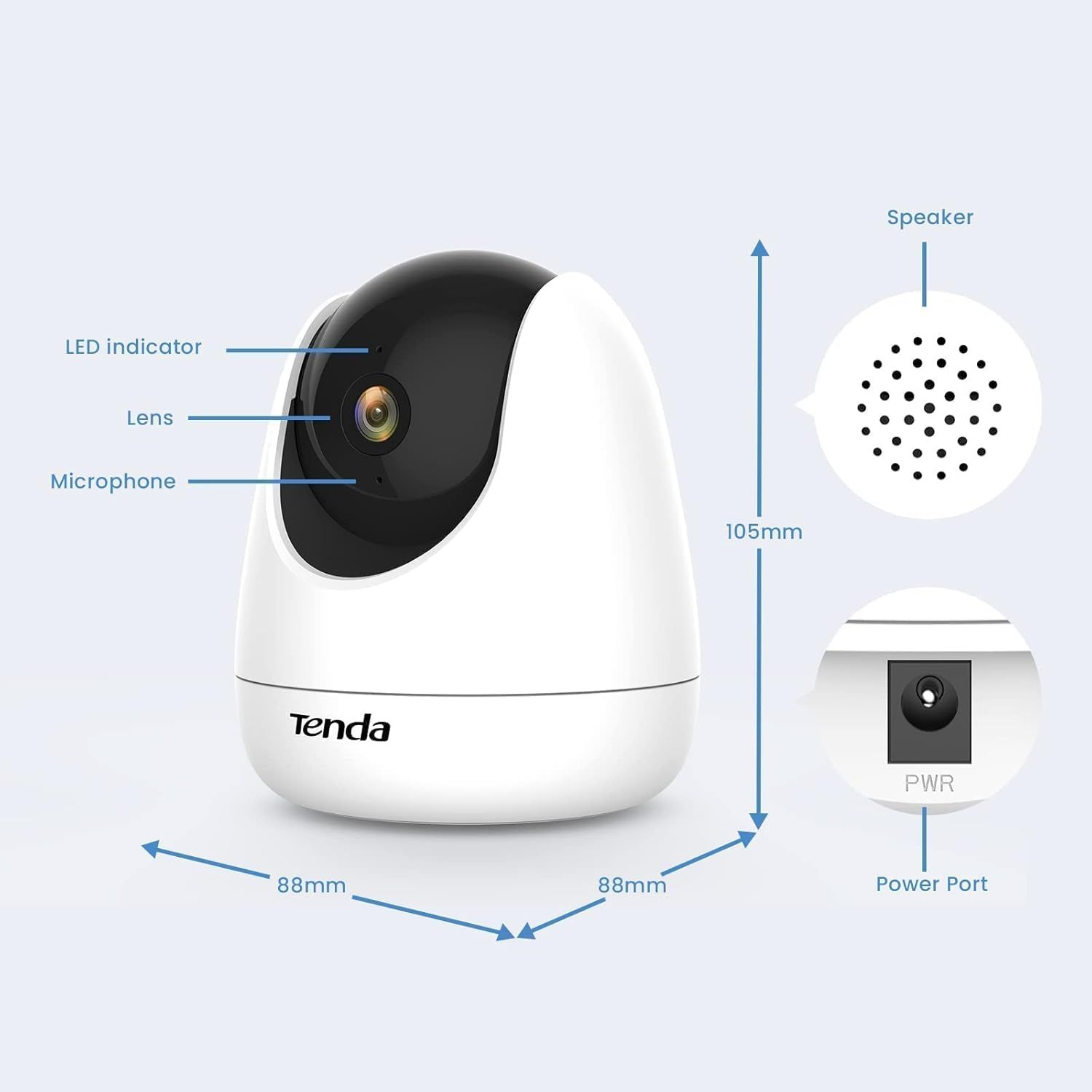 Kamera IP wewnętrzna Tenda CP3