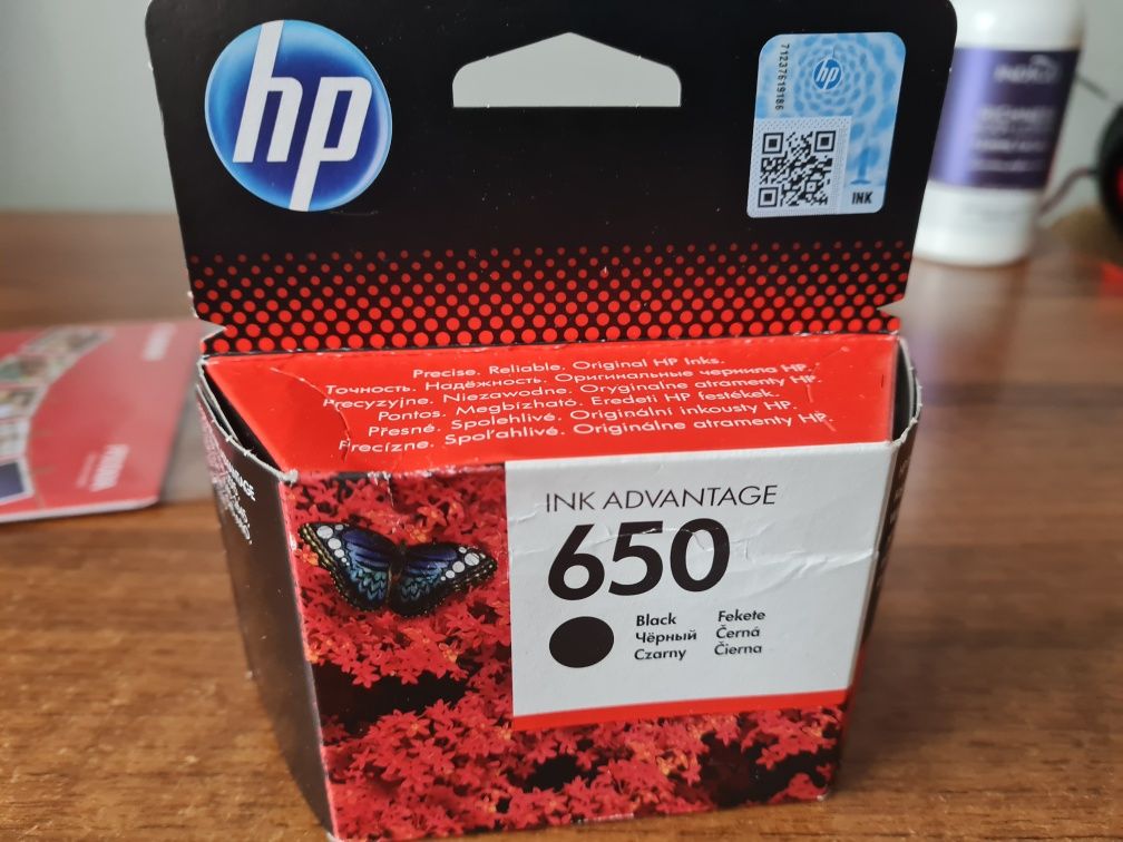 Tusze hp650 nowe