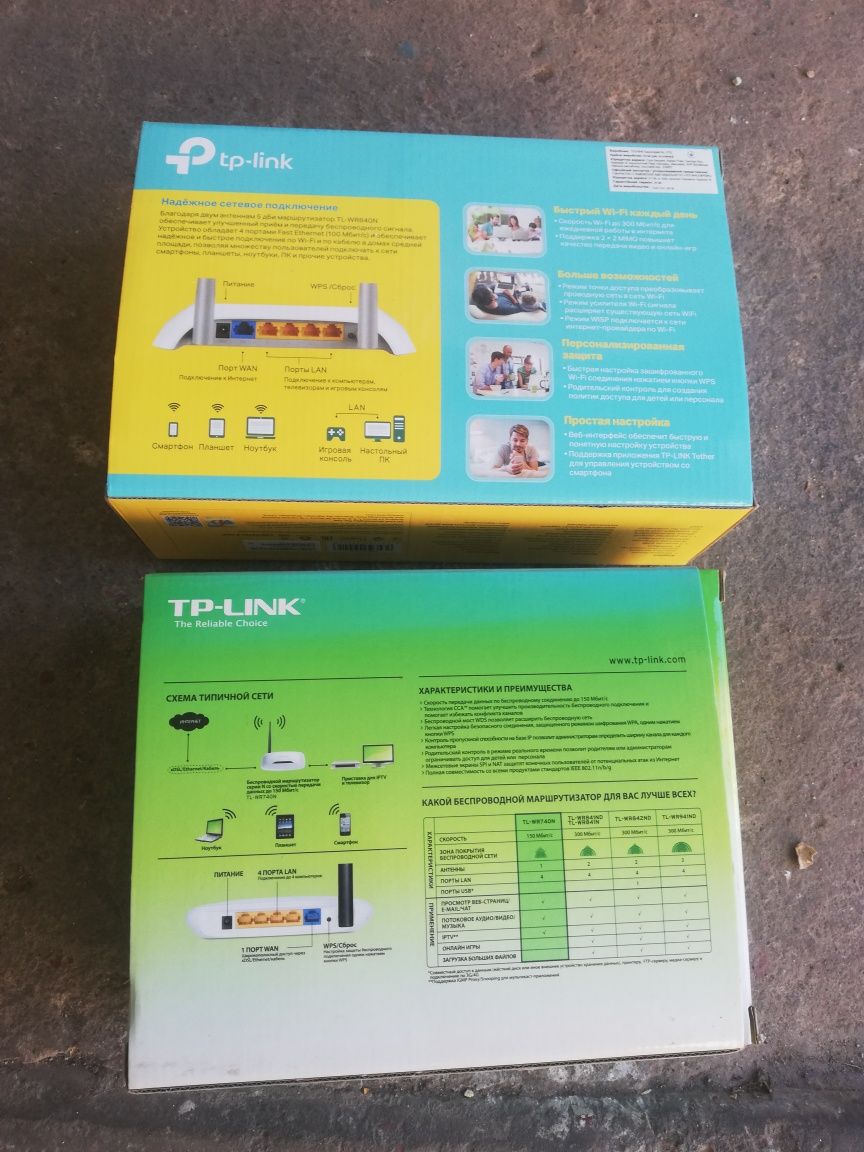 Продам два роутера TP-Link на запчастини або відновлення