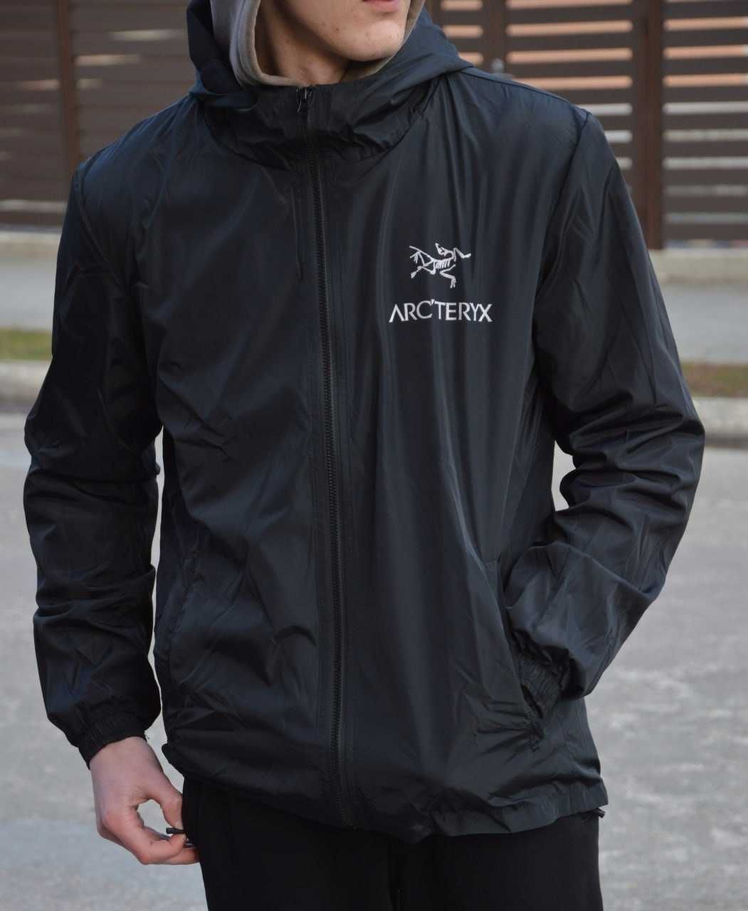 Винтажная витровка Arcteryx на гортексе / Артерикс куртка базова чорна