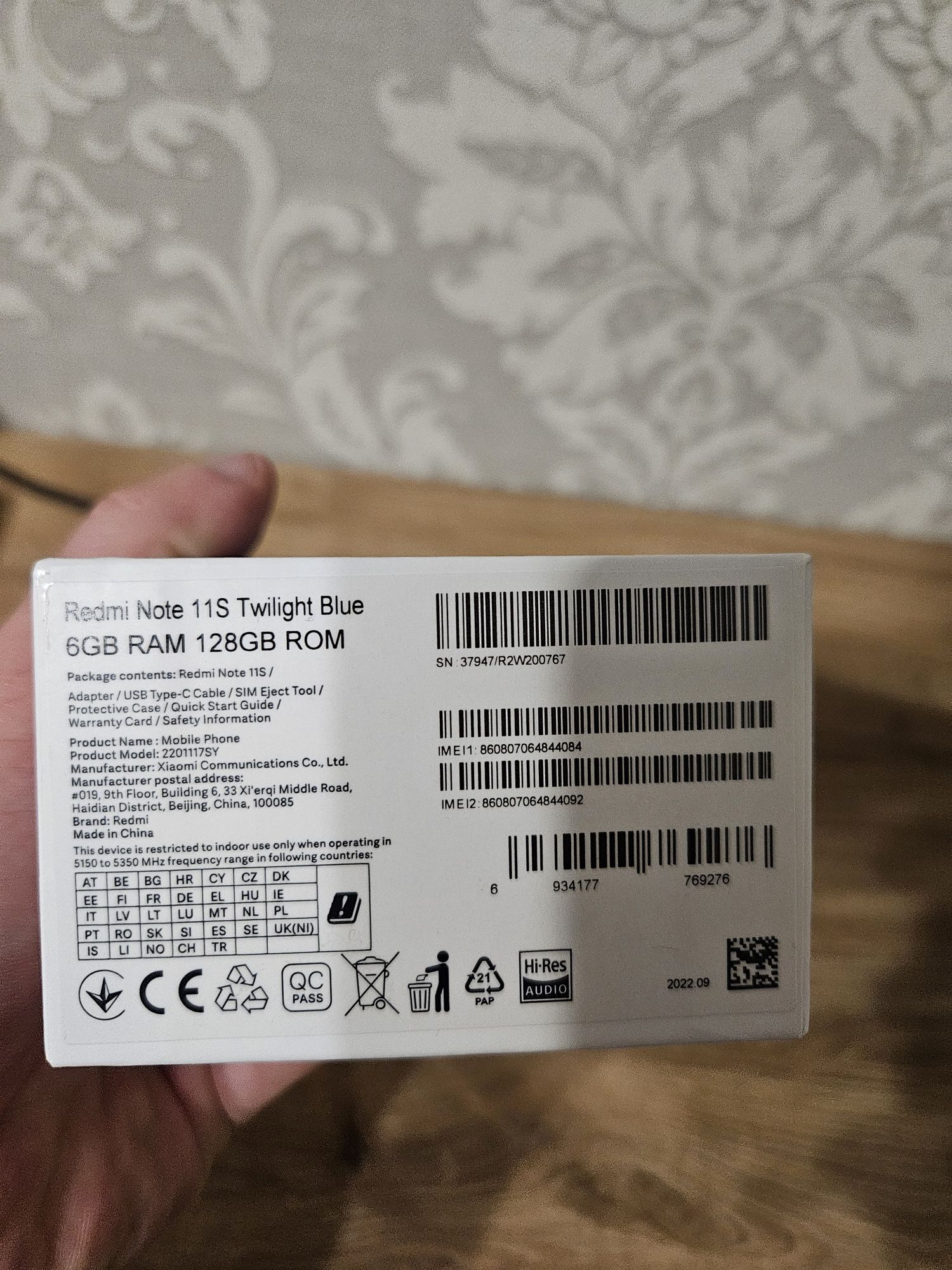 Xiaomi Redmi Note 11S 6/128GB