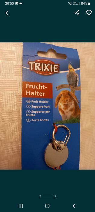 Uchwyt karmnik na owoce warzywa