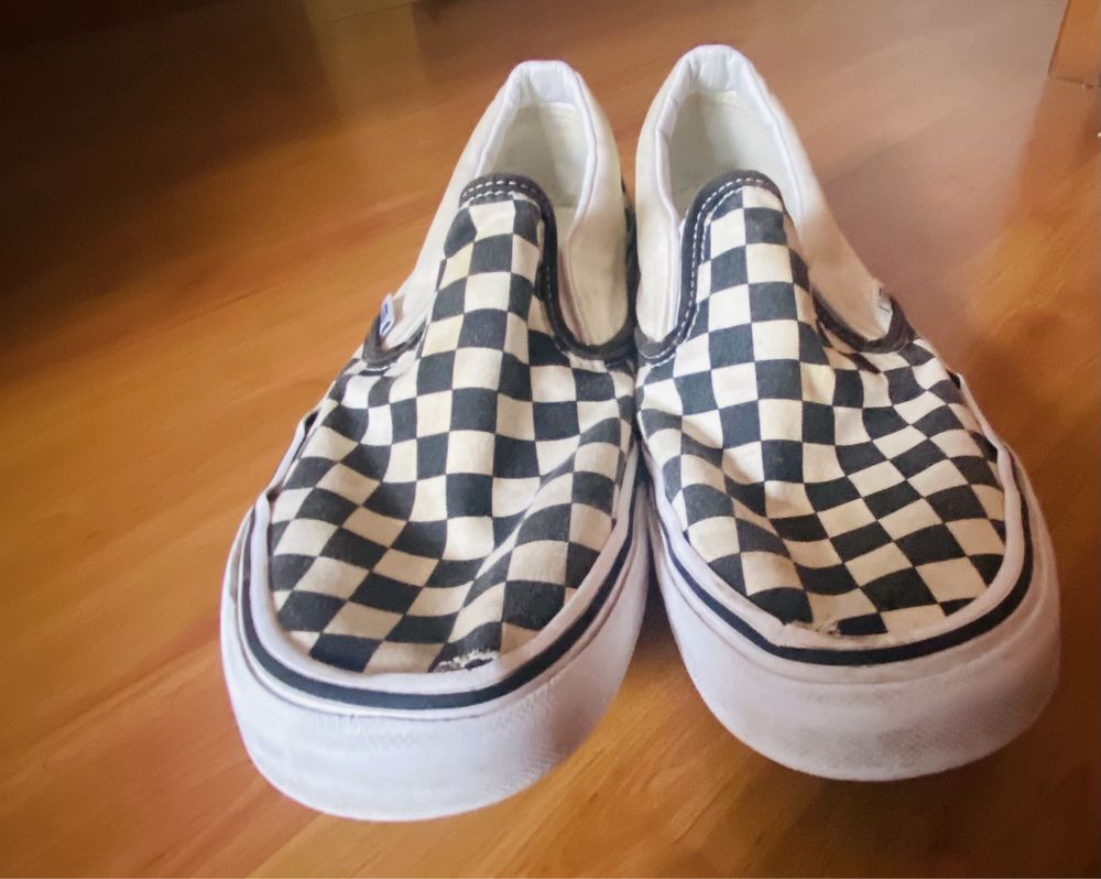 Vans em Xadrez originais.