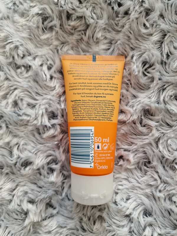 Krem do twarzy z witaminą C Ansiktskrem Dr. Greve 50 ml