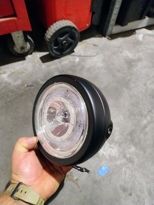 Lampa motocyklowa LED 160mm