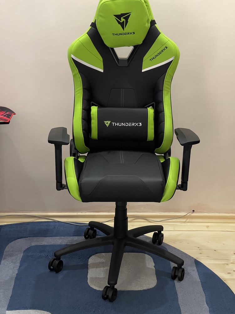 Нове Крісло Ігрове ThunderX3 TC5 Neon Green Компʼютерне