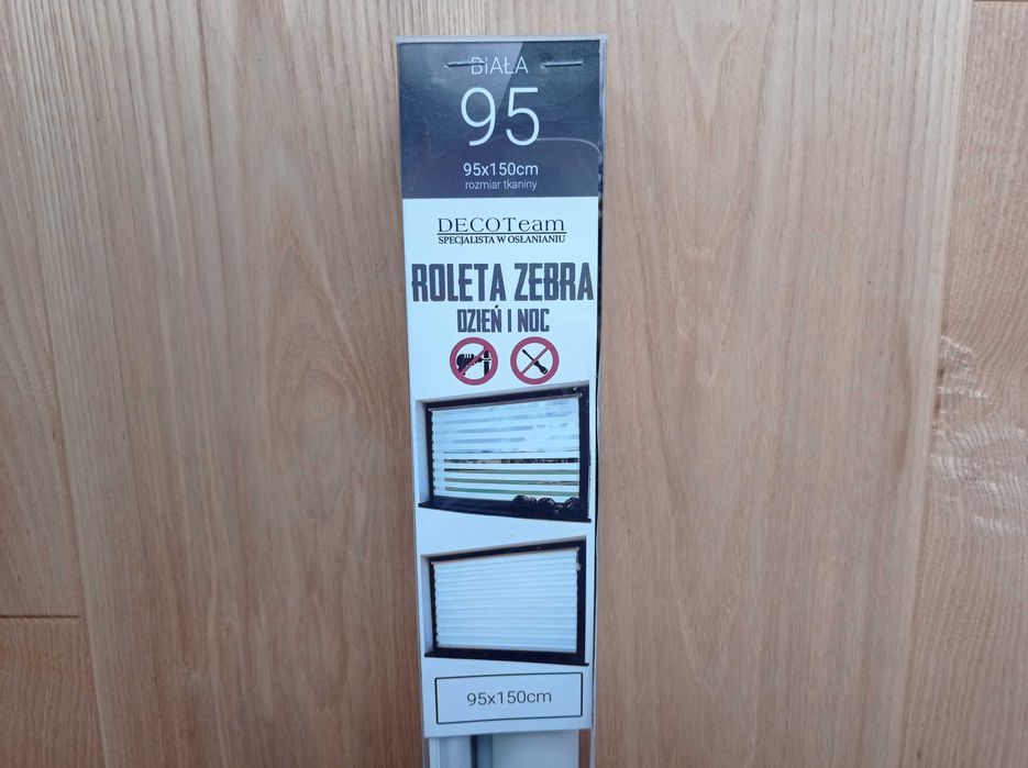 Nowa Roleta 95 cm na 150 Zebra Dzień i Noc DECOTeam