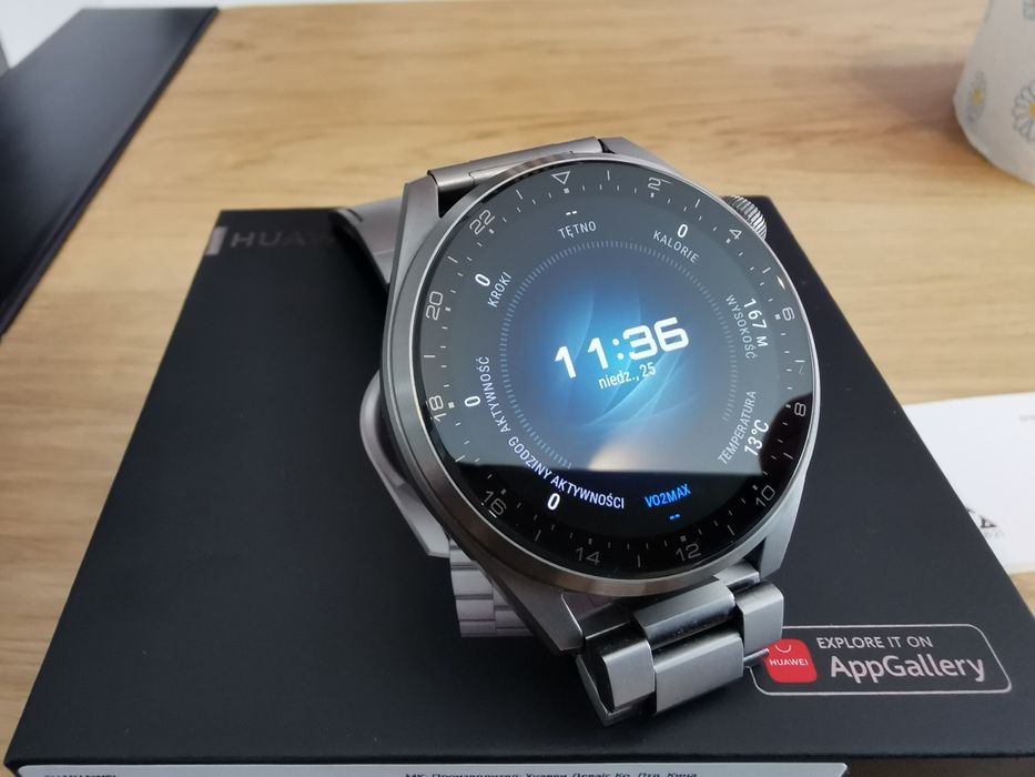 Zegarek SmartWatch HUAWEI Watch 3 Pro Elite Titanium