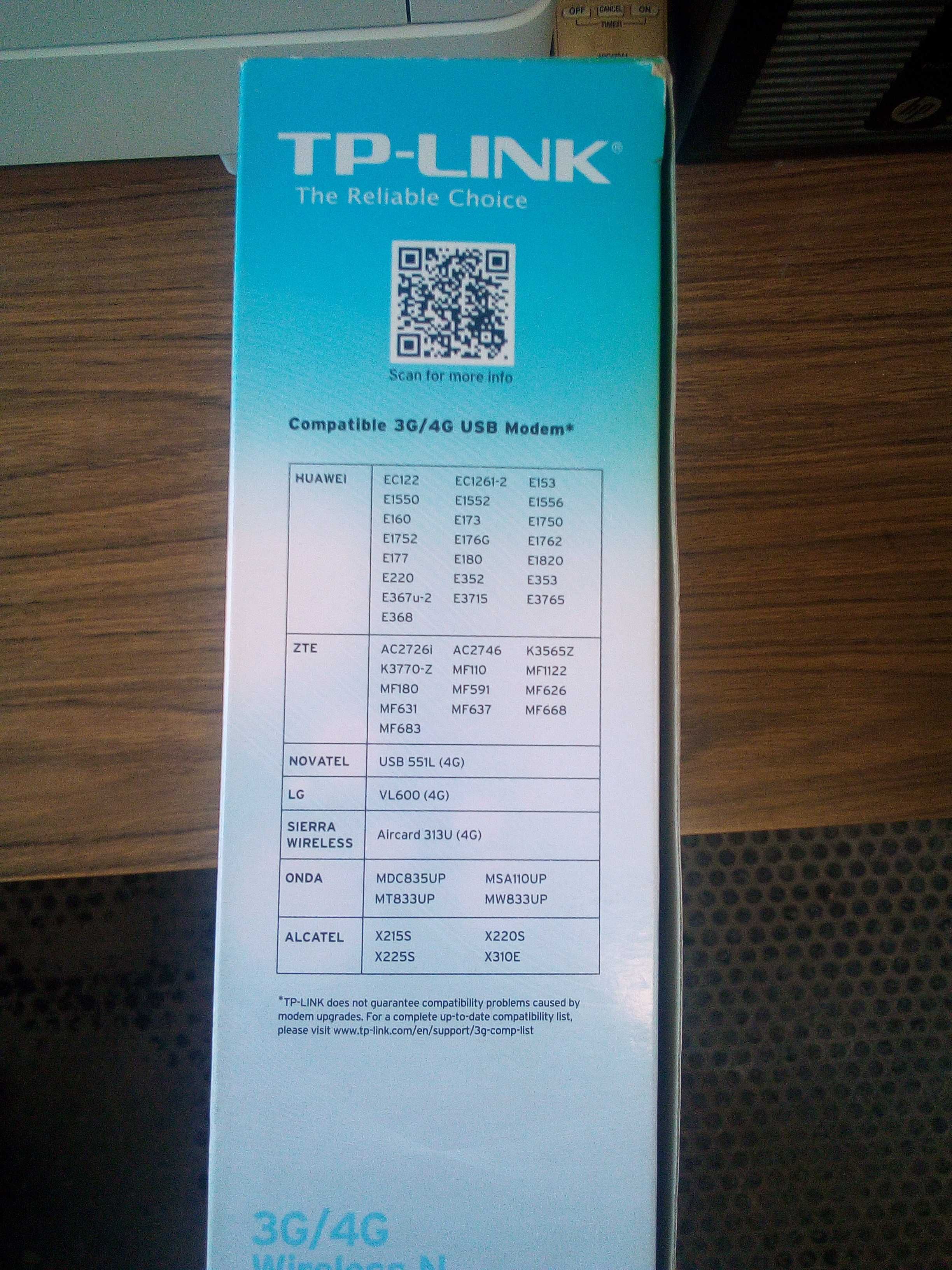 Router TP link TL-MR3420 Wireless 3G/4G