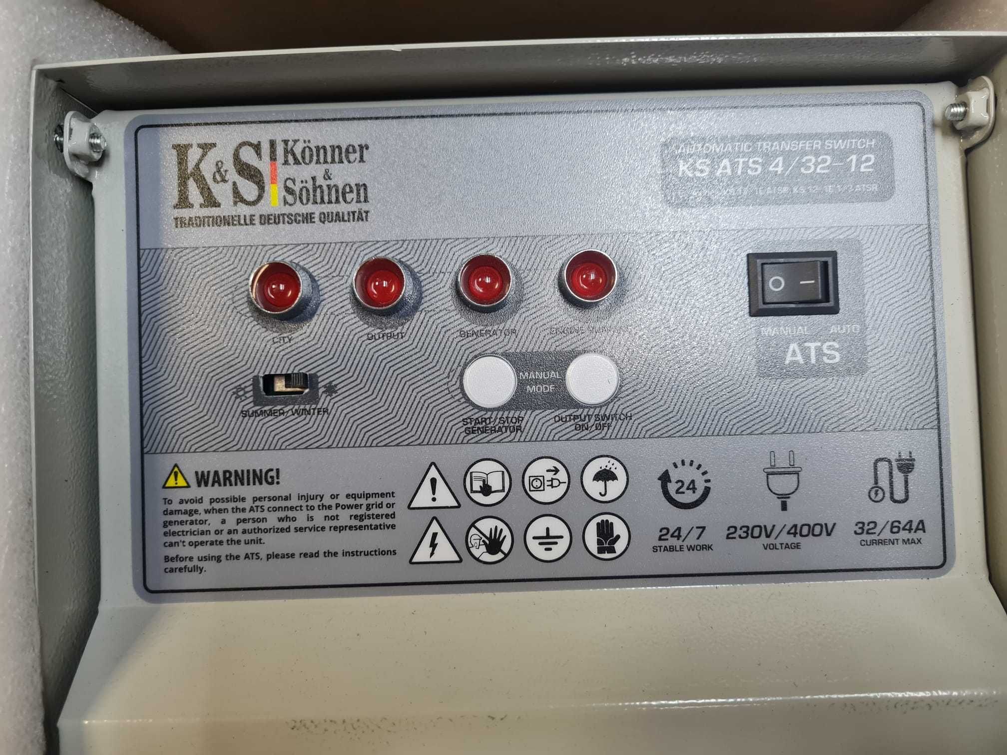 System załączania rezerwy KS ATS 4/32-12