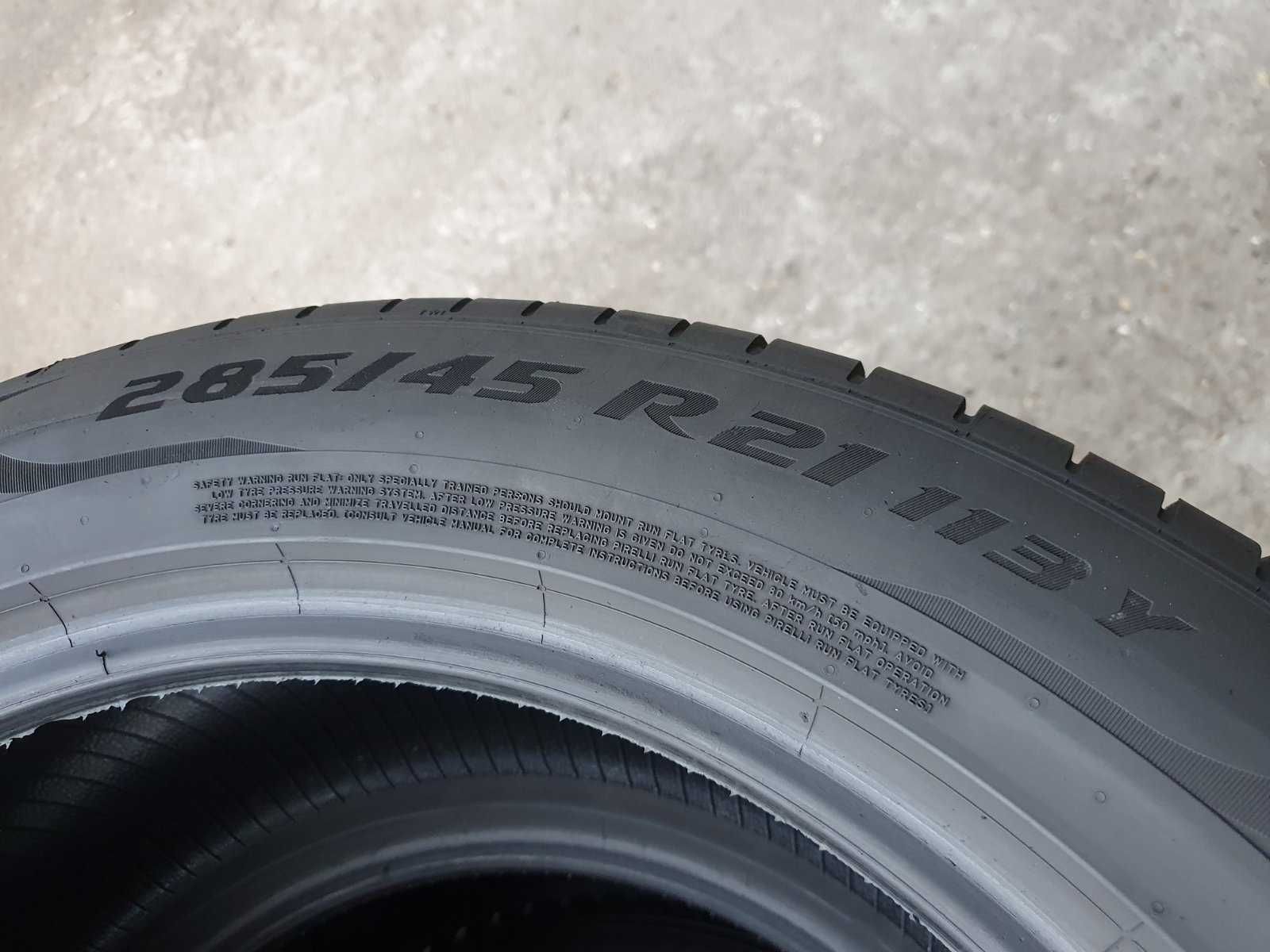 2x Pirelli P zero 285/45r21 7mm 2024r  RSC