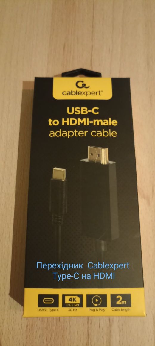 Перехідник Cablexpert USB Type C-HDMI