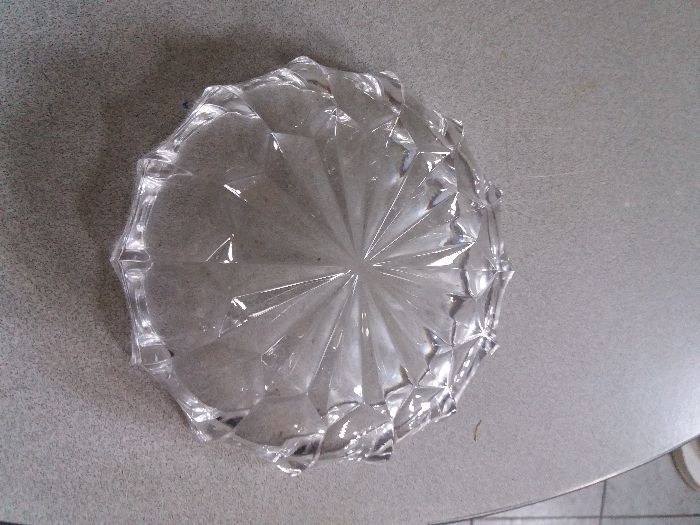 Prato decorativo cristal