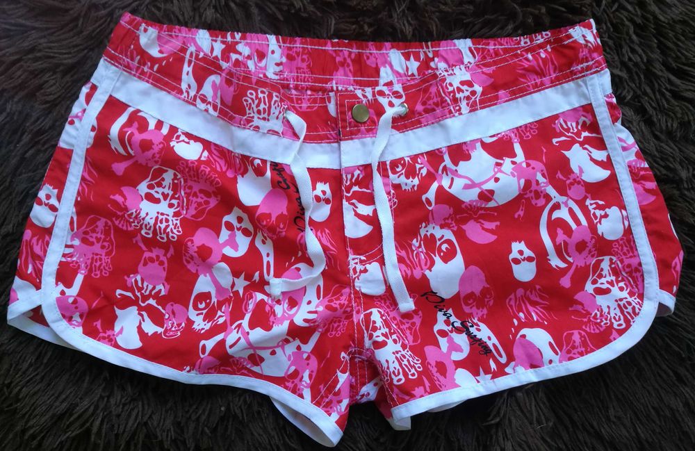 Spodenki biało-czerwone 2XL