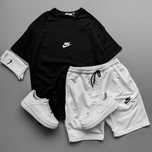 Мужской спортивный костюм набор шорты и футболка Найк nike чоловіча