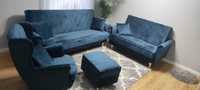 RATY komplet do SPANIA rozkładana sofa fotel kanapa uszak zestaw 3+2+1