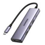 Adapter Revodok Usb, Hdmi 100W (Szary) Cm511 Usb-C Hdmi, 30Hz, Usb-C,