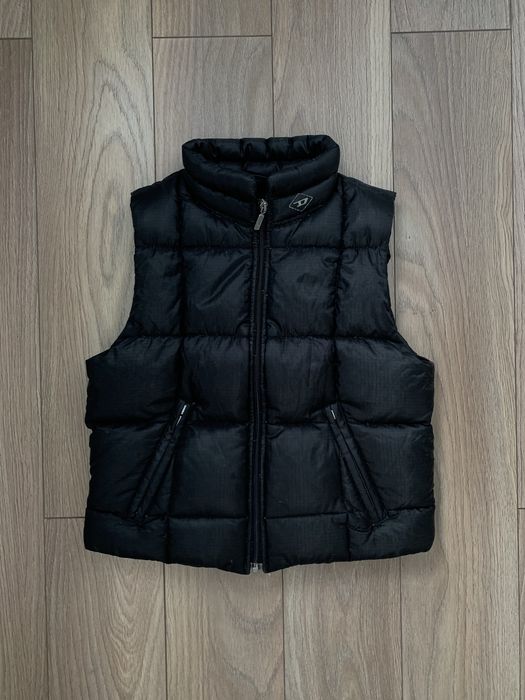 ТОРГ Пухова тепла жилетка DIESEL оригінал чорна