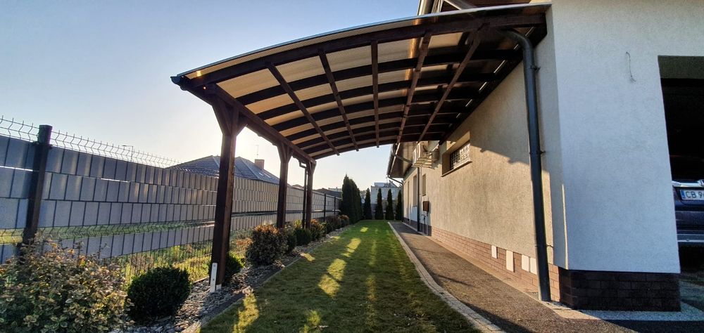 Wiata samochodowa ,poliweglan