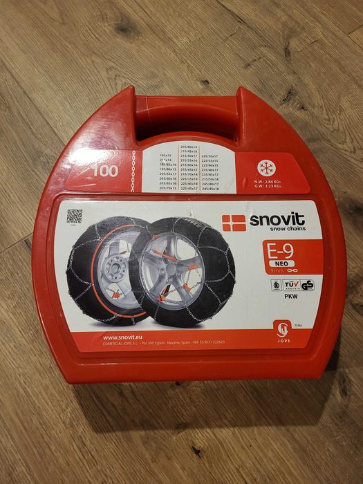 Łańcuchy śniegowe na koła snovit E-9 100 9mm
