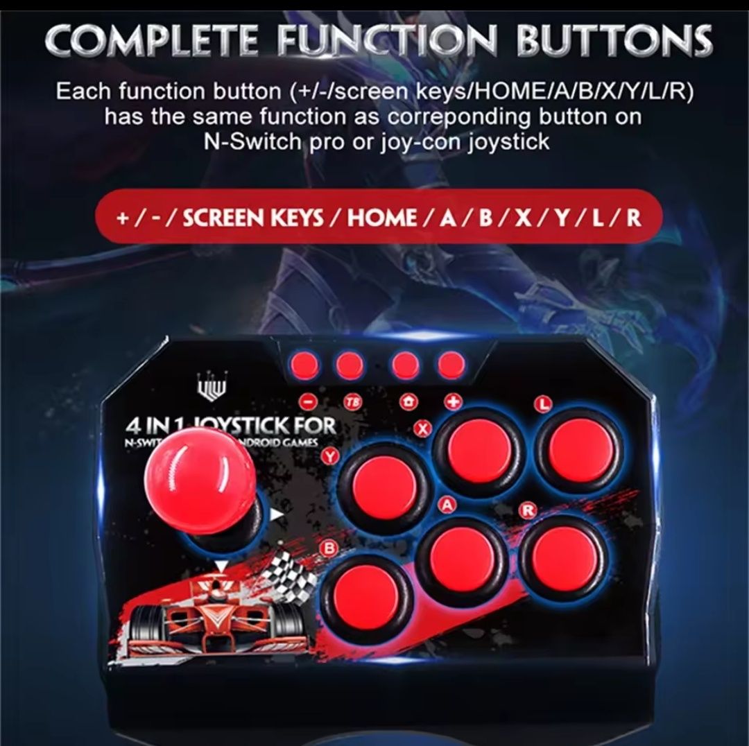 Joystick p/ nintendo switch, TV android, PS3 e PC