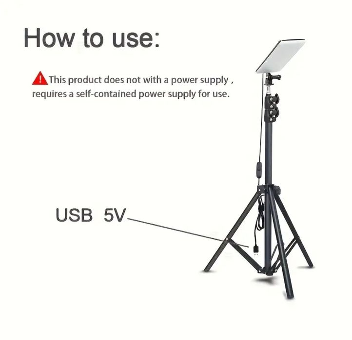 Студійне світло або для кемпінгу