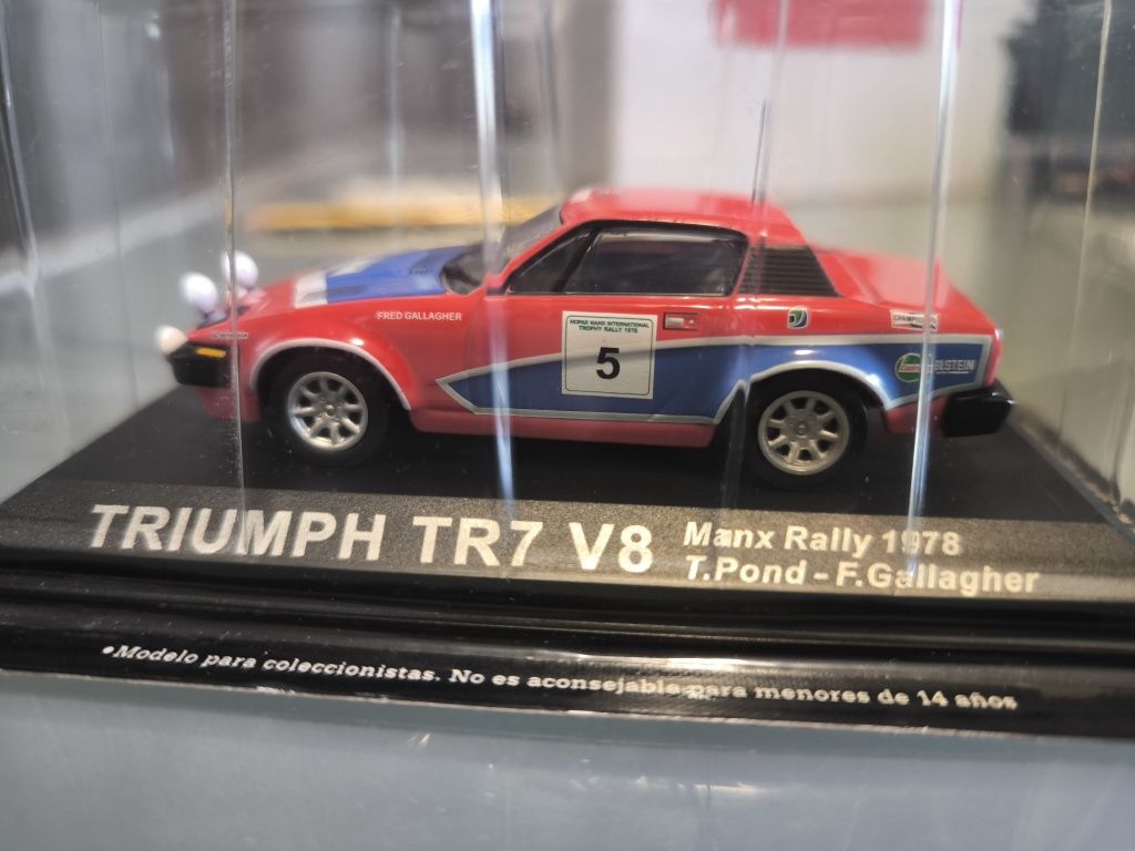 Miniatura Triumph TR7 V8 1:43 – “Manx Rally 1978”