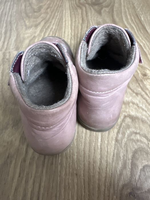Buty jesienne botki półbuty za kostke Naturino rozowe