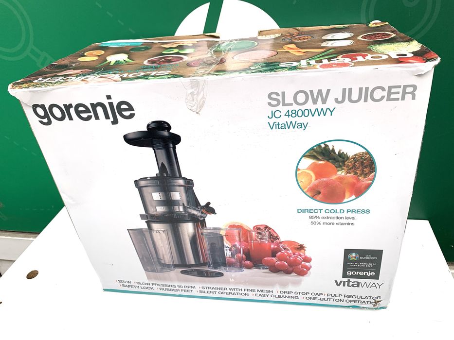 Шнекова соковижималка Gorenje  GC4800VWY 200W