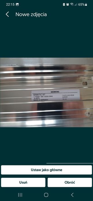 2x Szyna montazowa siemens 620mm  6ES7 195