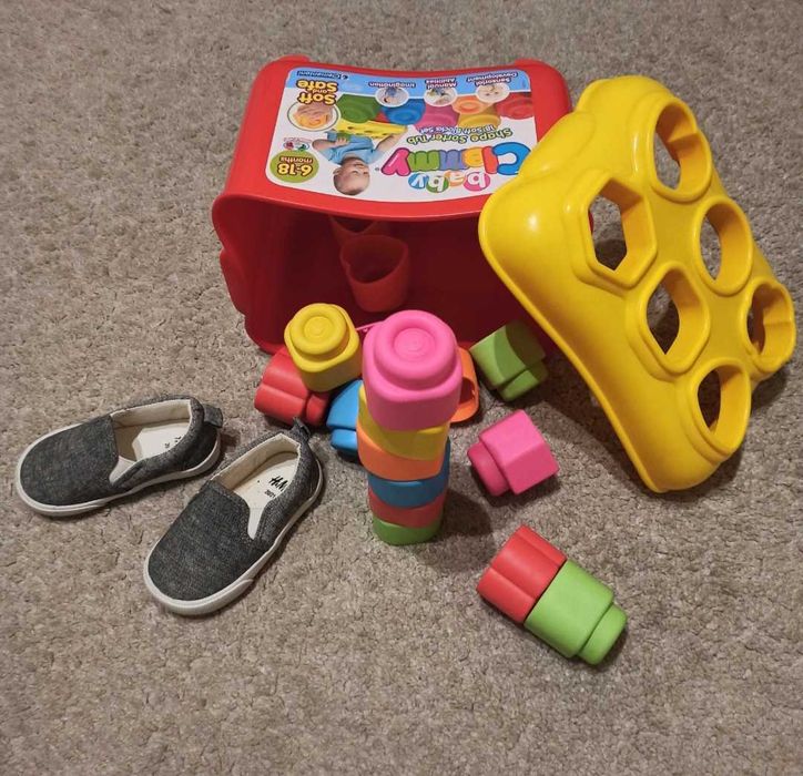 Buciki 20/21 h&m i kolorowy sorter