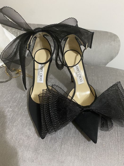 jimmy Choo sapatos preto