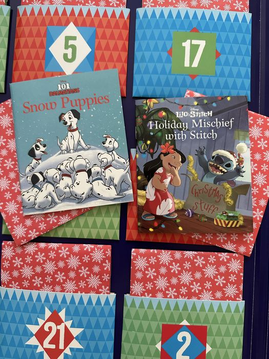 Calendário do advento natal disney
