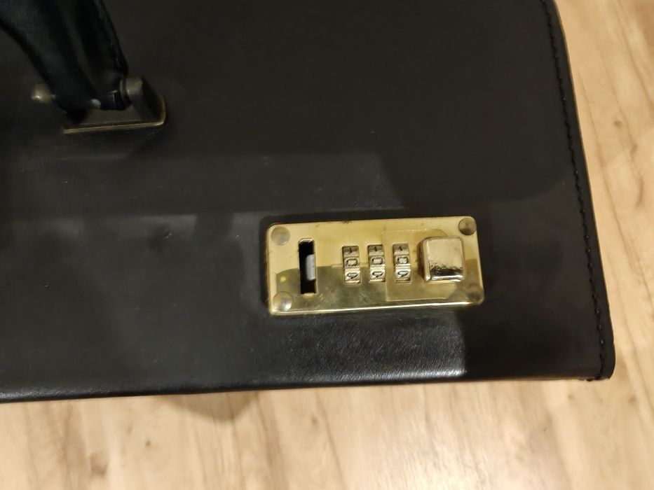 Kufer torba walizka skórzana pilotka nawigatorka