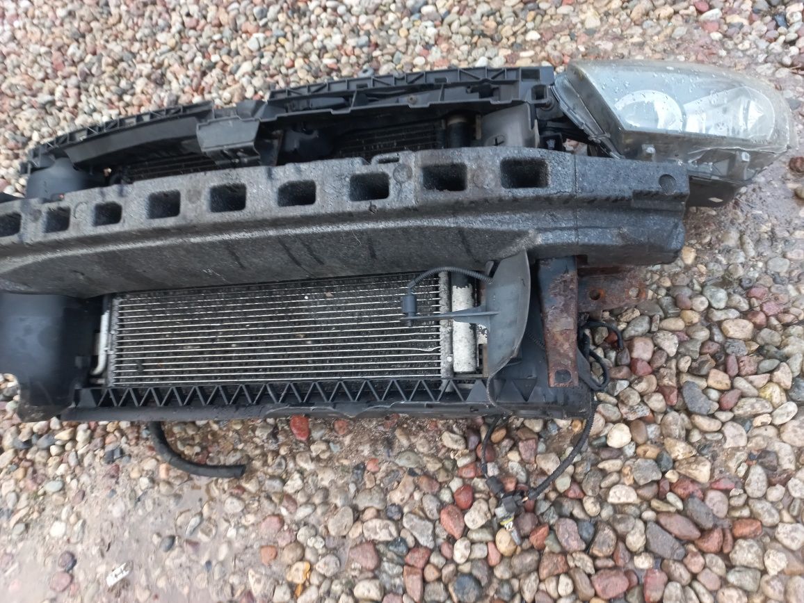 Pas przedni przód wzmocnienie czołowe kompletny vw Scirocco chłodnice