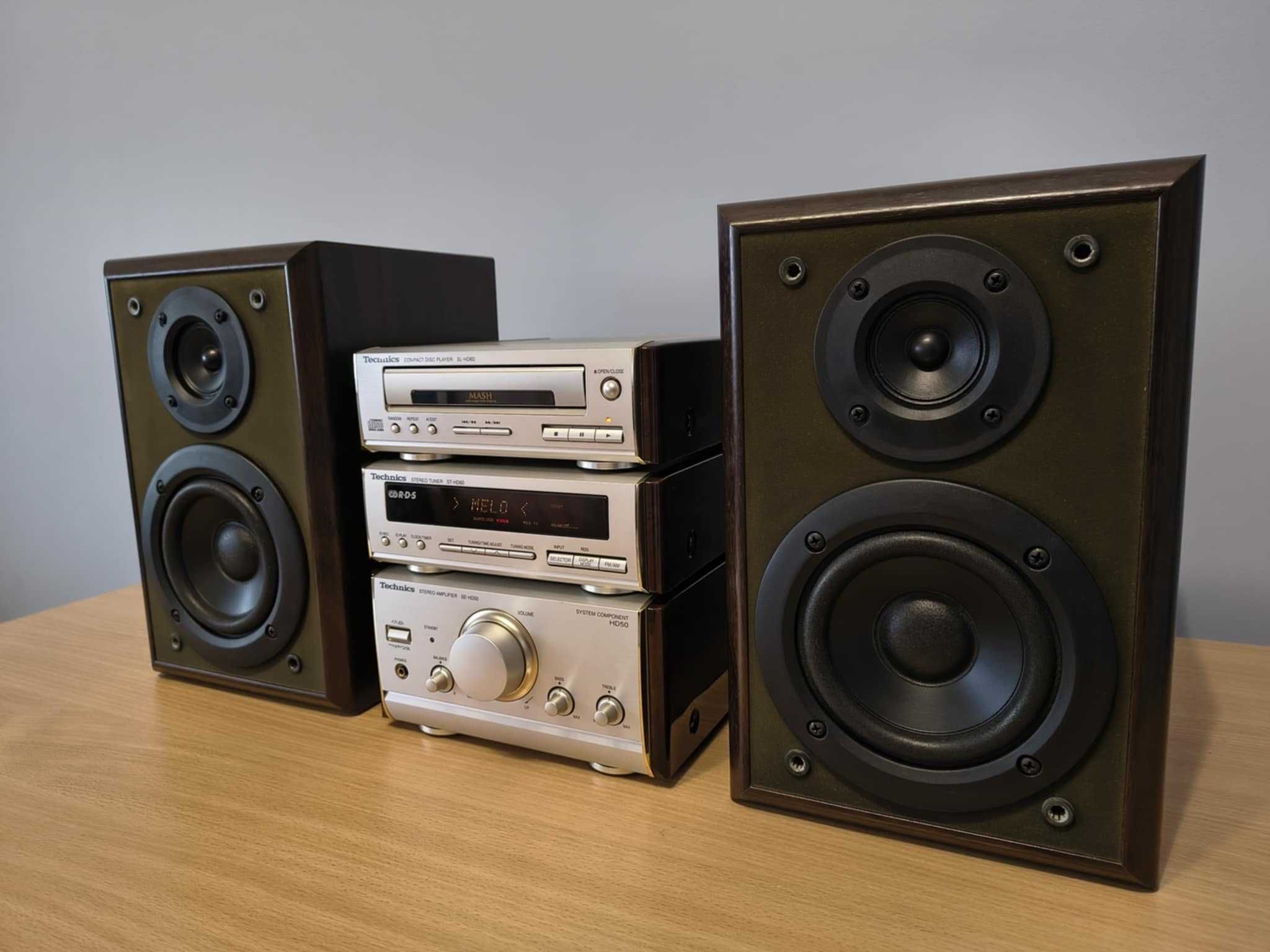 Wieża Technics SE-HD50 ST-HD60 SL-HD60 SB-HD50A Zadbana! Wzmacniacz CD