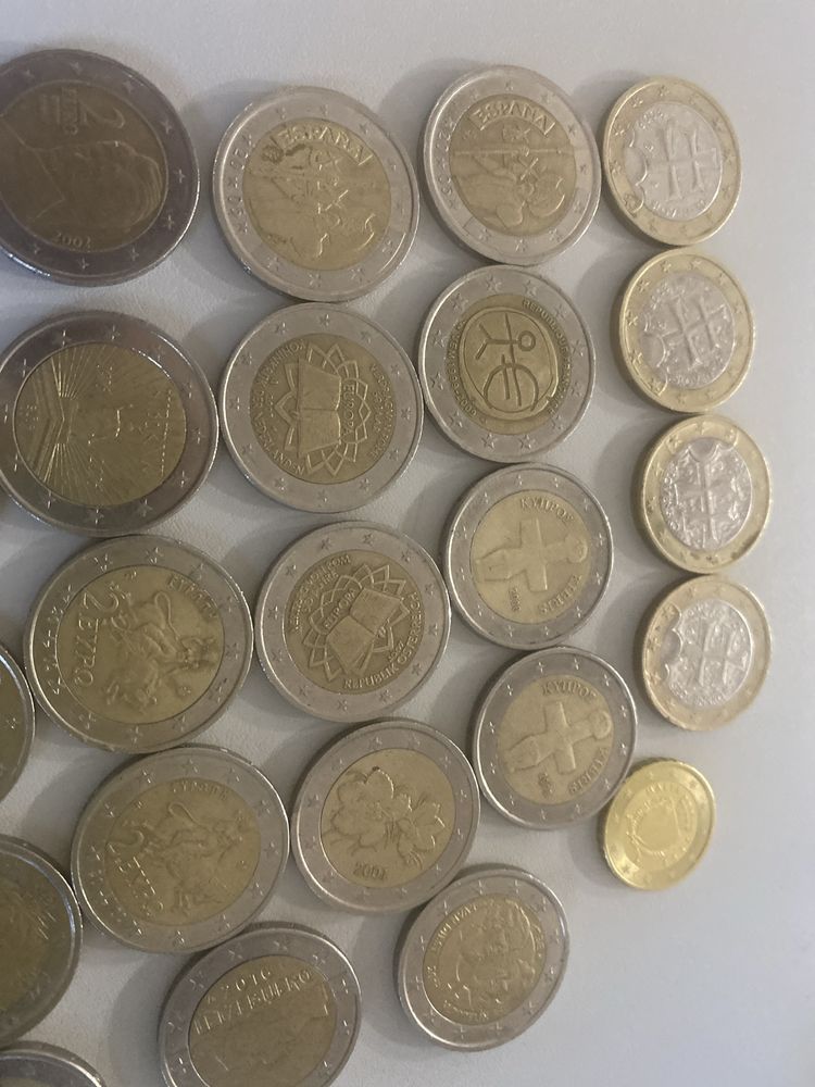 Lote Mordas 2  e de 1 euro