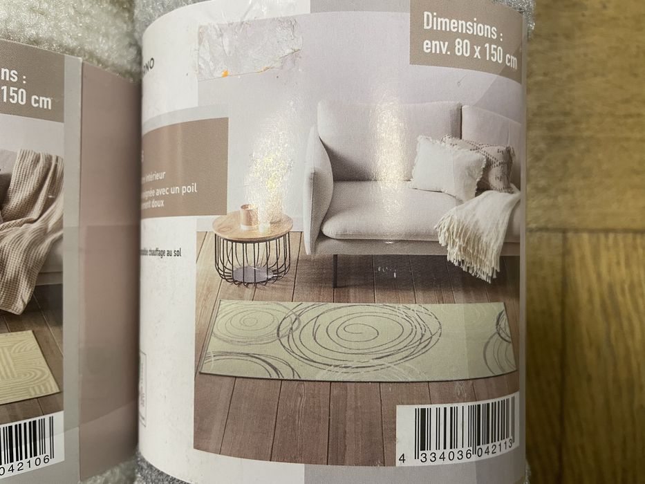 Коврик для дома графитовый/бежевый/светло-серый 80х150см LIVARNO