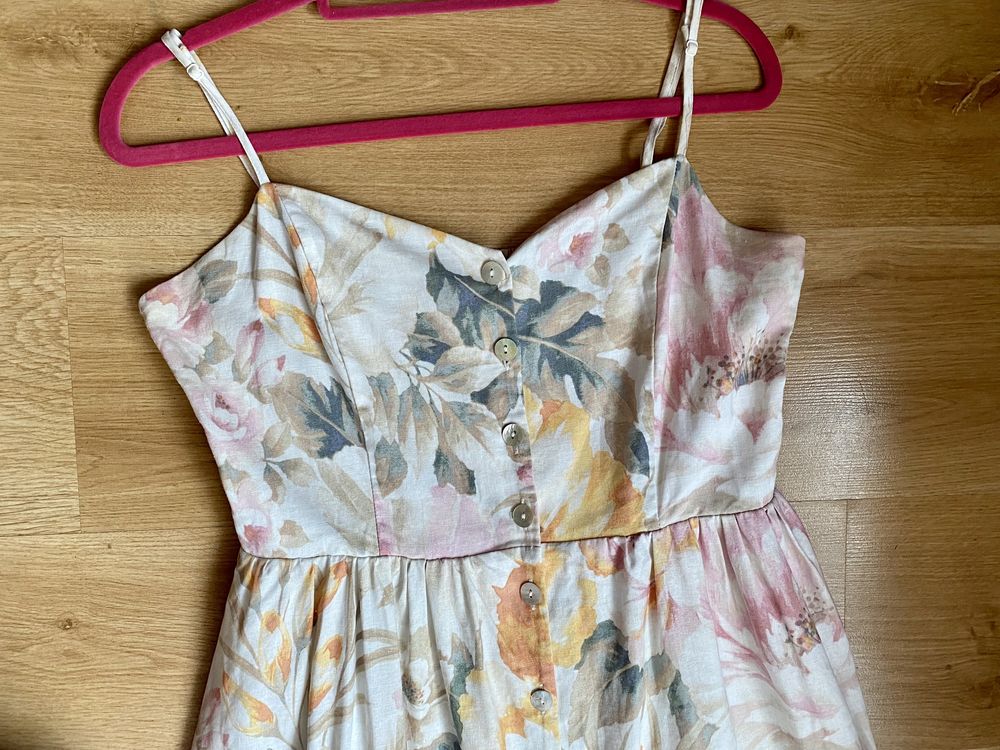 H&M sukienka len 40 L