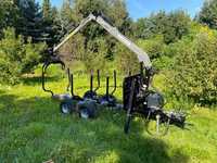 Przyczepa leśna nowa HYDMAX H105 żuraw 6,50m